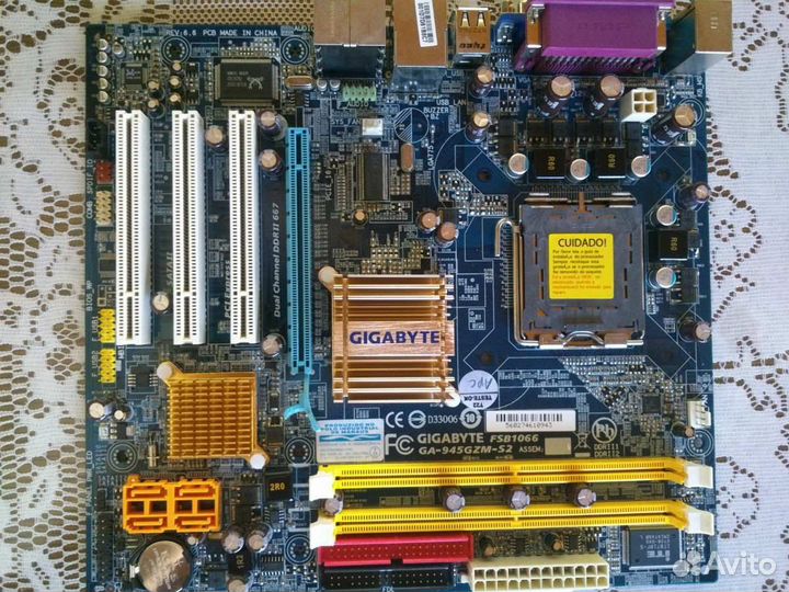 Материнская плата gigabyte GA-945GZM-S2 LGA775
