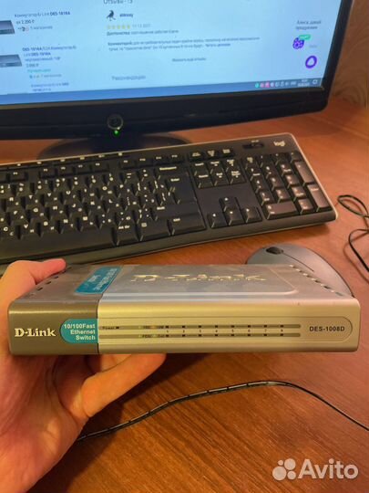 Коммутатор хаб свитч d-link