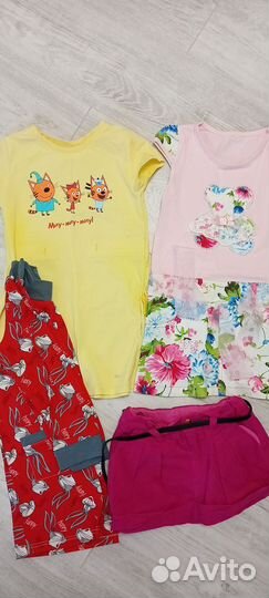Детские вещи пакетом на девочку 98