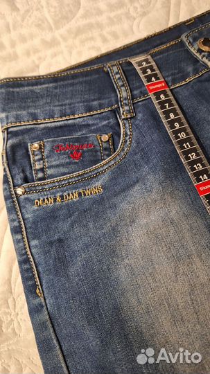 Джинсовая мини-юбка