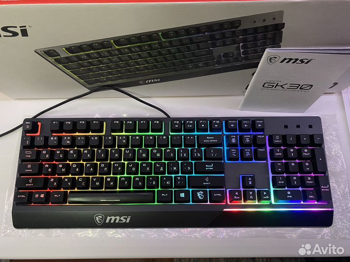 Игровая механическая клавиатура MSI Vigor GK30