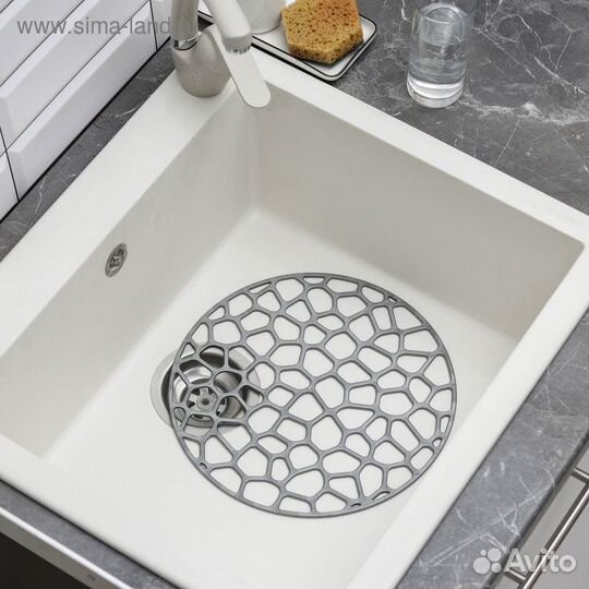 Решетка в раковину «Круглая», d30 см, цвет микс