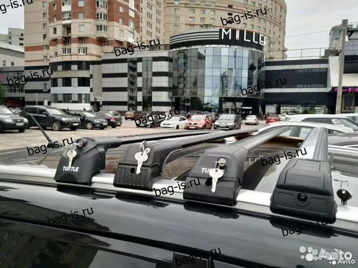 Багажник поперечины на крышу на рейлинги