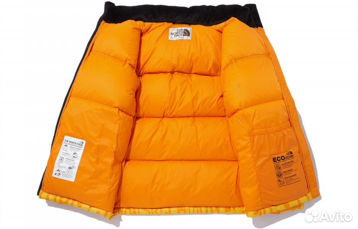 THE north face Down Jacket Unisex Yellow (L)(37)