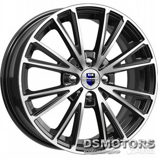 Диски Меандр 6.0/16 4x100 ET41 d60.1 алмаз чёрный