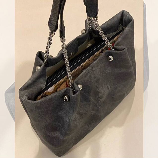 Сумка серая jaded london type isabel marant