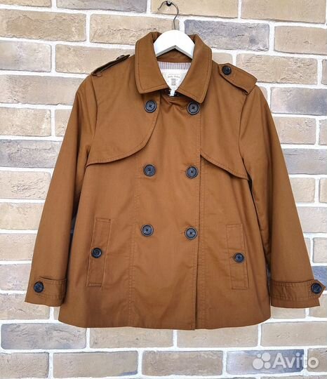 Плащ тренч укороченный Stradivarius