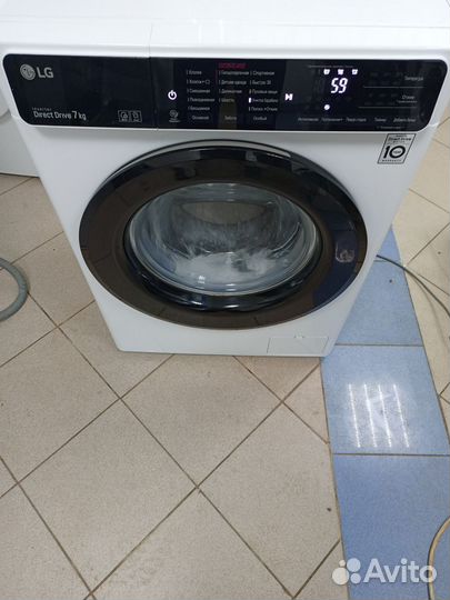 Стиральная машина бу на 7 кг lg