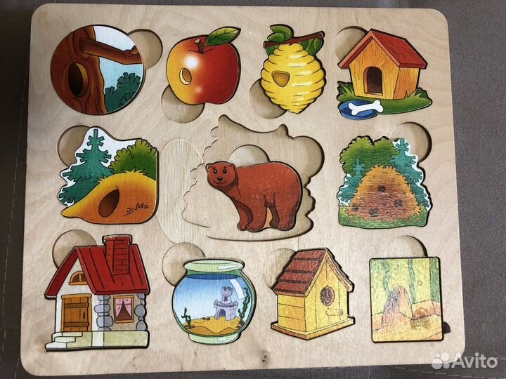 Деревянные игрушки бизиборд