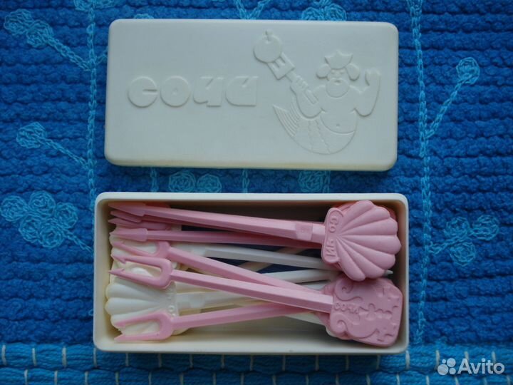 Набор для канапе Вилочки Шпажки Сочи СССР