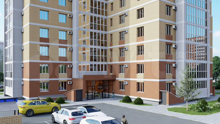 2-к. квартира, 68,9 м², 9/12 эт.