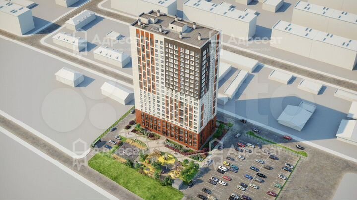 3-к. квартира, 99 м², 1/23 эт.