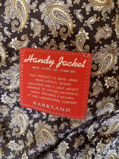 Классический темно-синий костюм barkland