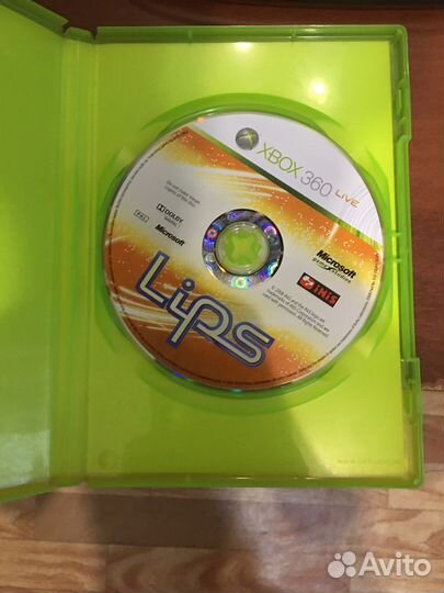 Диск на xbox 360. Lips