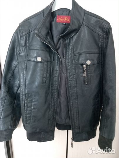 Кожаная куртка детская