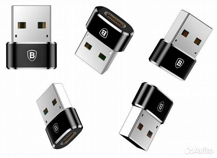 Адаптер Baseus Exquisite USB Type-C - USB 5A