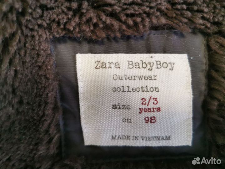 Куртка детская зимняя Zara