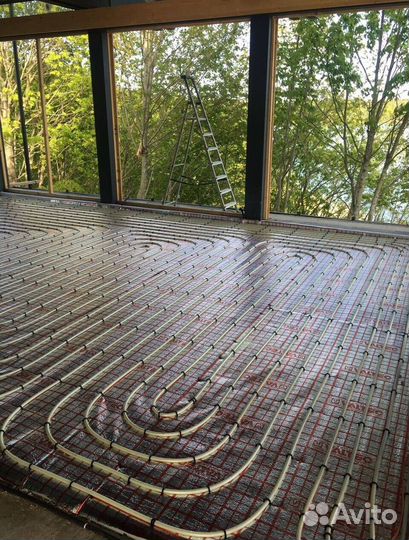 Водяной тёплый пол, монтаж в Калининграде и обл