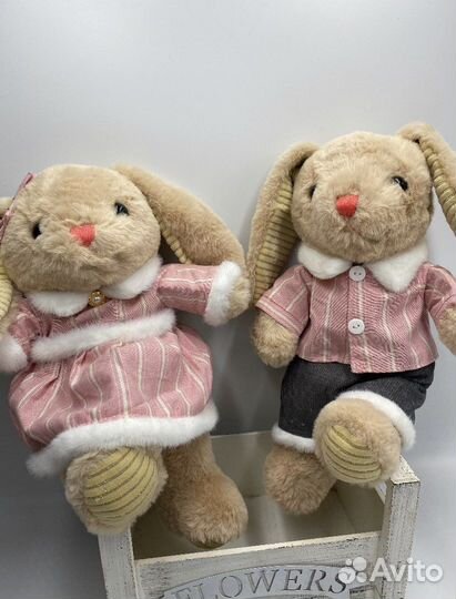 Мягкая плюшевая игрушка Зайка