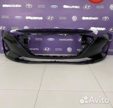 Бампер передний Hyundai solaris 2 (2020) черный