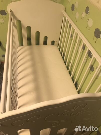 Детская кроватка Островок уюта. Бабочки»