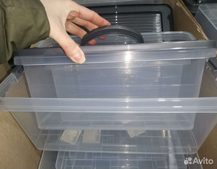 Контейнер пластиковый 3шт (комплект 3,6,10л)