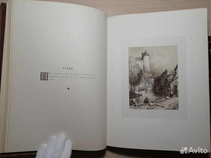 1878 год. Бретань. 35 гравюр Биркет Фостер 38х28см