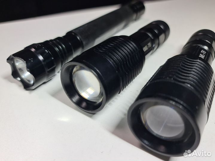 Тактический Led фонарь XML-T6 1000Lm - 18650