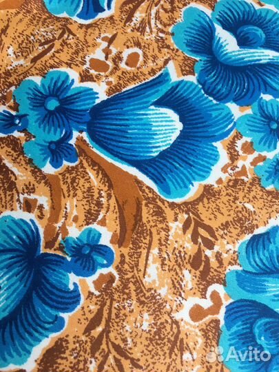 Отрез ткани СССР сатин