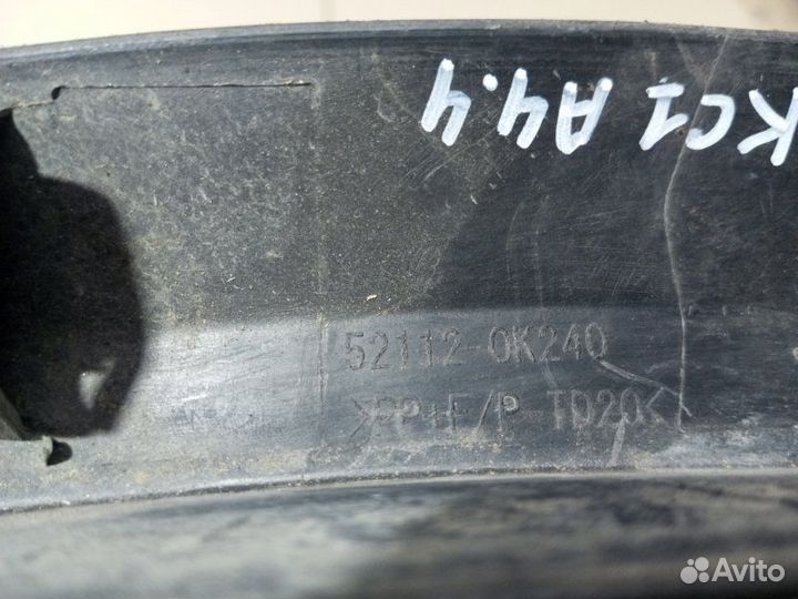 Накладка бампера передняя правая Toyota Fortuner 2