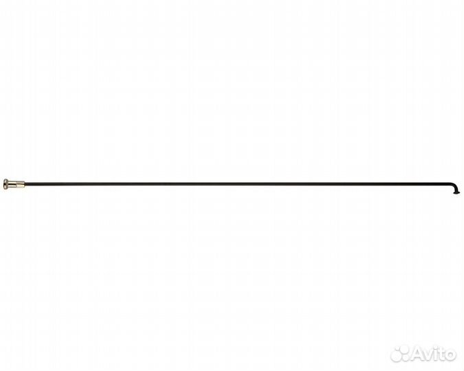 Спица с латунным ниппелем 257 мм сталь чёрная