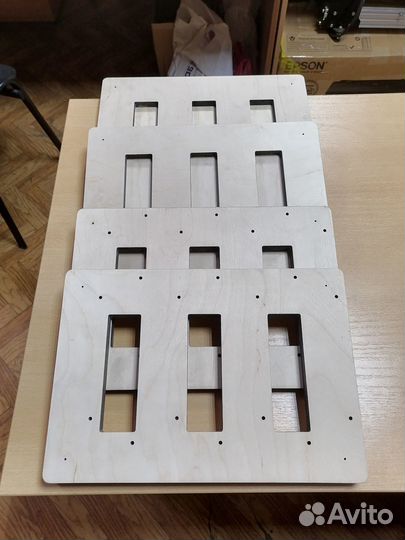 Резка ложементов, трафаретов на лазерном станке