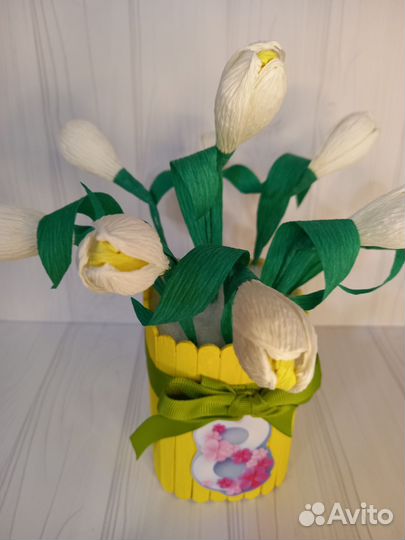 Поделка на 8 марта в сад школу