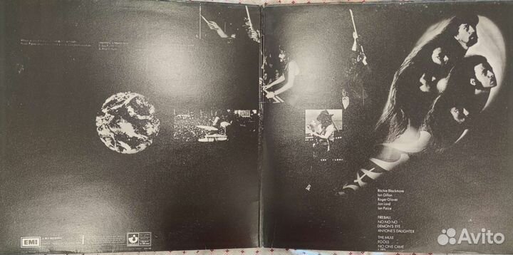 Deep Purple 1971 Fireball оригинал UK