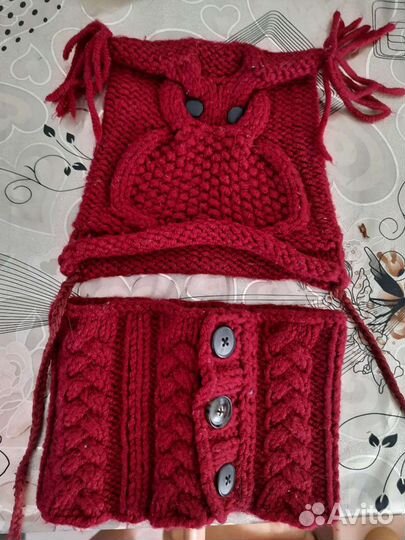 Комплект Шапка и снуд для девочки