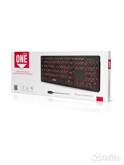 Клавиатура проводная Smartbuy ONE 328 104Кл