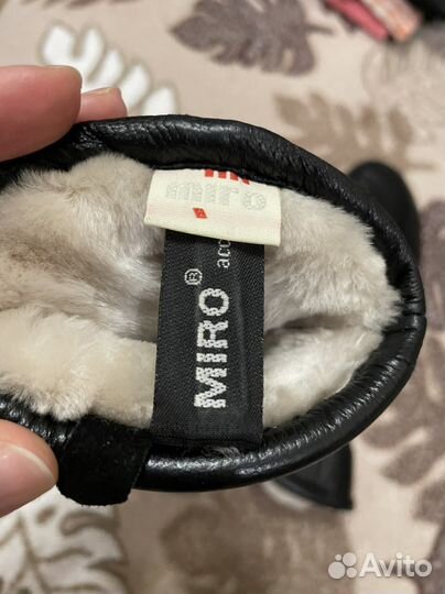 Кожаные варежки