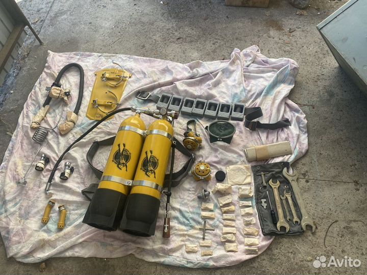 Комплекты новых аквалангов (СССР) авм-5