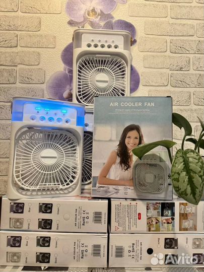 Вентилятор настольный мини с увлажнителем портатив