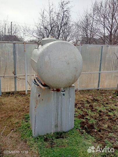 Бочка ёмкость алюминиевая под воду