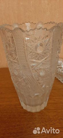 Хрустальная ваза