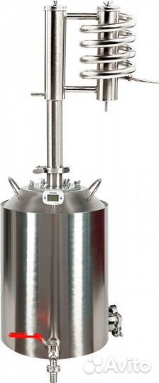 Самогонный аппарат с сухопарником, тэн 2