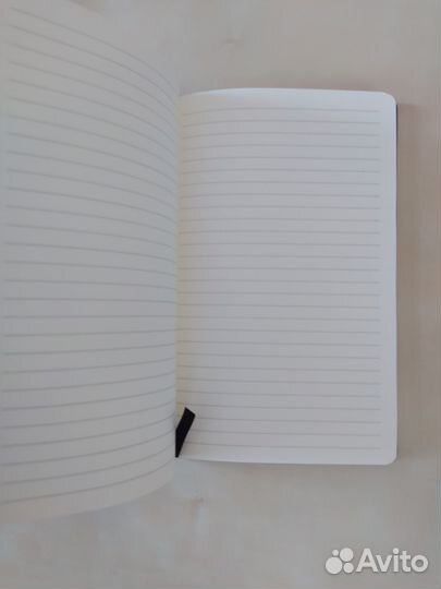 Бизнес-блокнот A5, черный в линейку