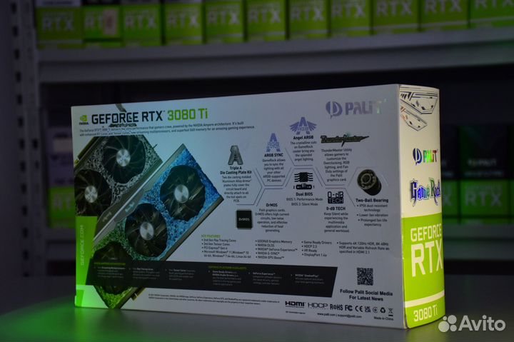Видеокарта Palit GeForce RTX 3080 Ti GameRock 12GB