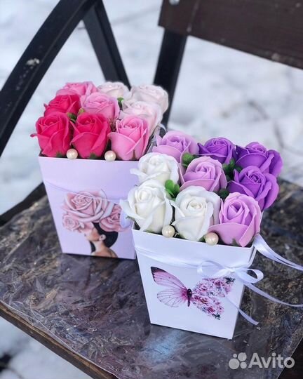 Мыльные цветы