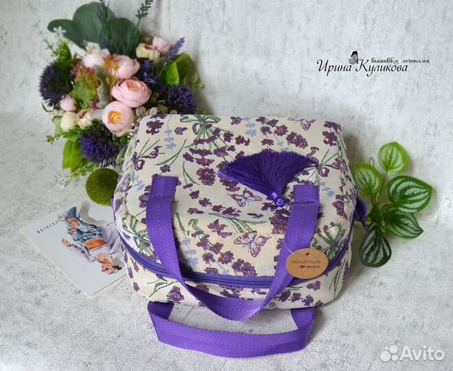 Сумка Косметичка женская из гобелена