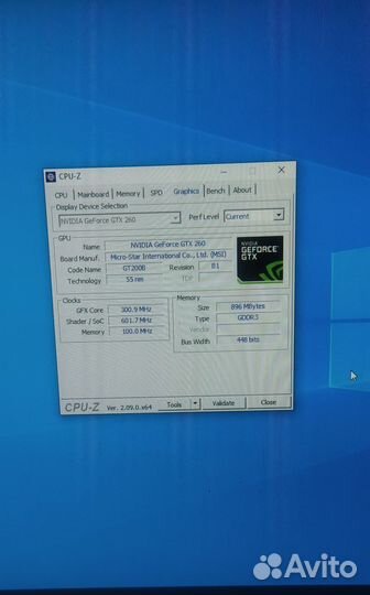 Видеокарта gtx 260