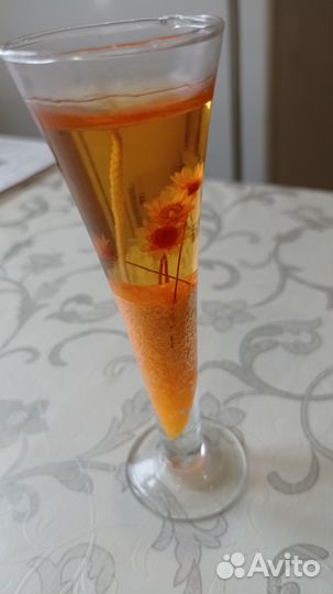 Подсвечник со свечой декор