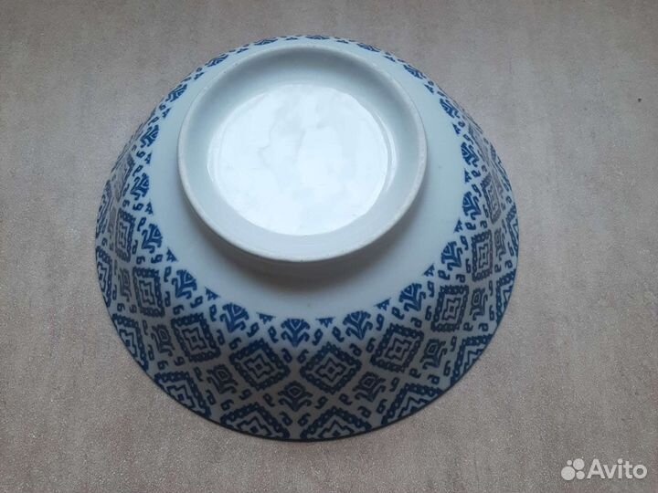 Тарелка и миска стеклянные