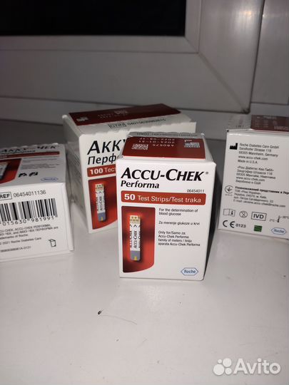 Тест-полоски Accu Chek Performa,упаковка